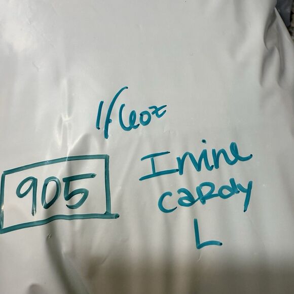 Vintage Irvine Park Cardigan Sweater 3D Textured Coogi Stripe Brown Men Large - Picture 8 of 8